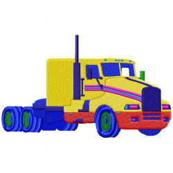 Truck Embroidery Design 7 Truck Embroidery Design 7